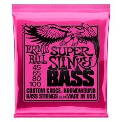 Ernie Ball Super Slinky Bass Juego cuerdas Bajo 45-100